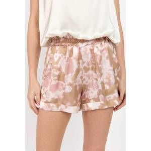 NEW SOFIA COLLECTIONS lilo short in pink tie dye